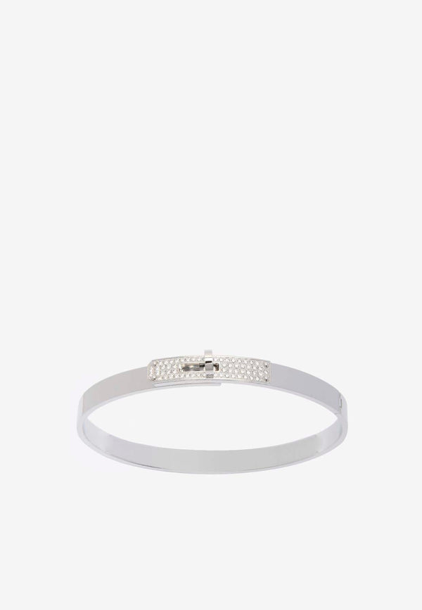Kelly Bracelet PM in White Gold and Diamonds