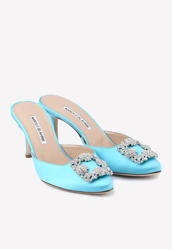 Hangisimu 70 Crystal-Embellished Mules