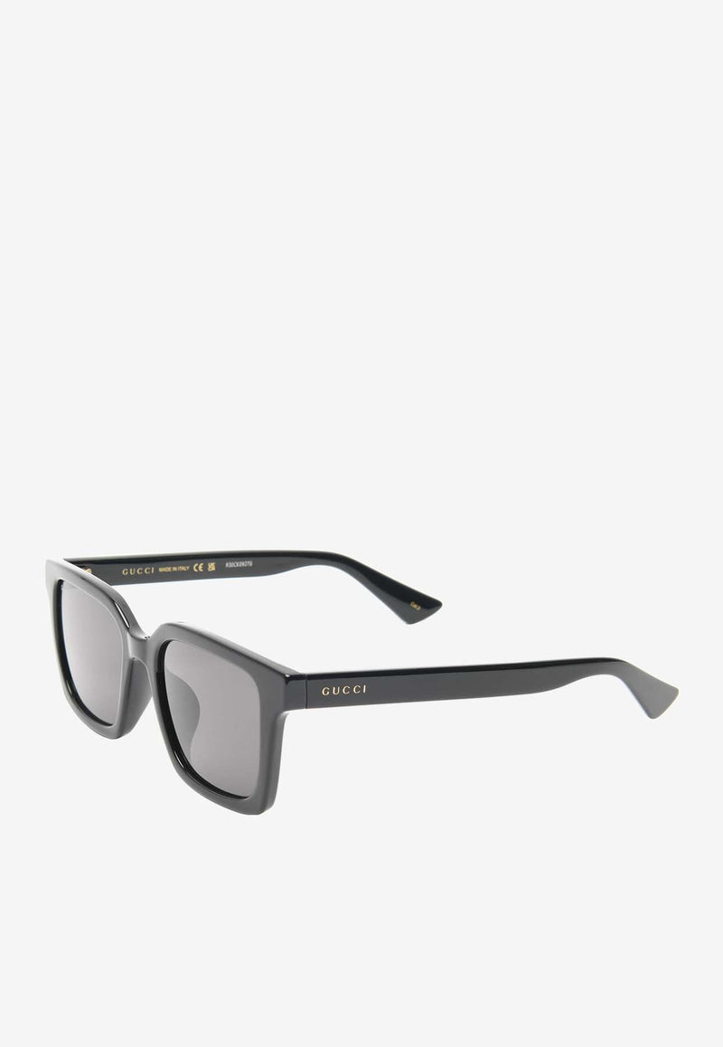 Square-Shaped Logo Sunglasses