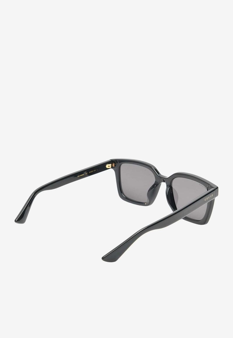 Square-Shaped Logo Sunglasses