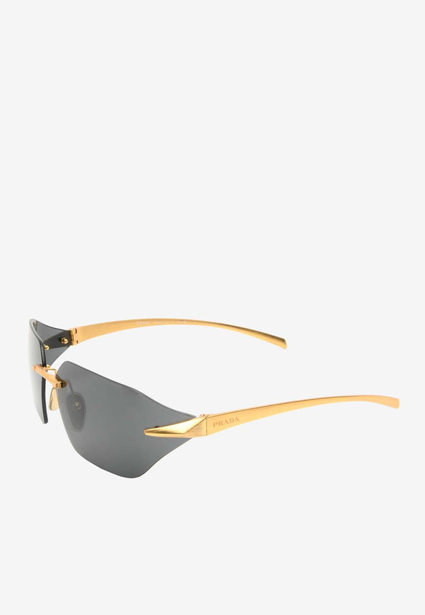Rimless Shield Sunglasses