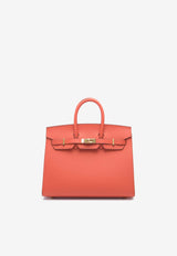 Birkin 25 Sellier in Capucine Epsom Leather with Gold Hardware