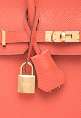 Birkin 25 Sellier in Capucine Epsom Leather with Gold Hardware