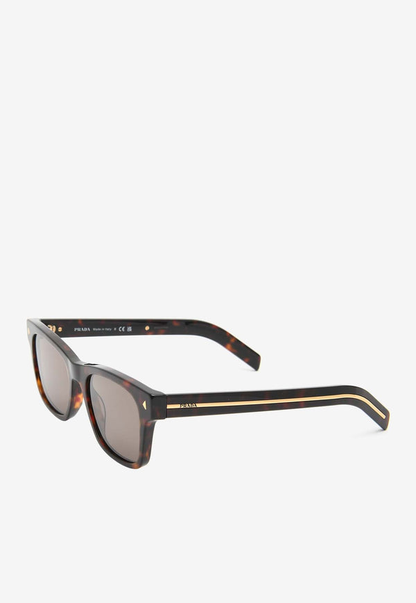 Triangle Stud Square Sunglasses