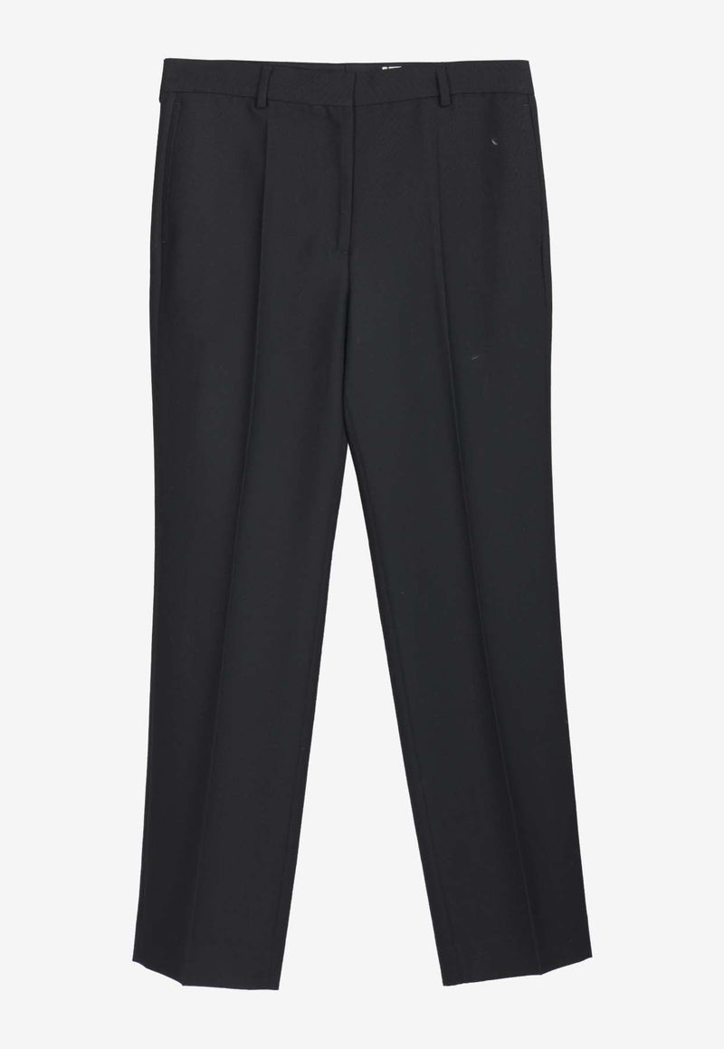 Straight-Leg Tailored Pants