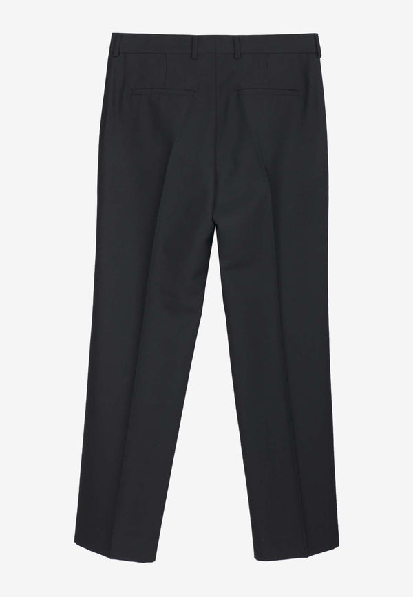 Straight-Leg Tailored Pants