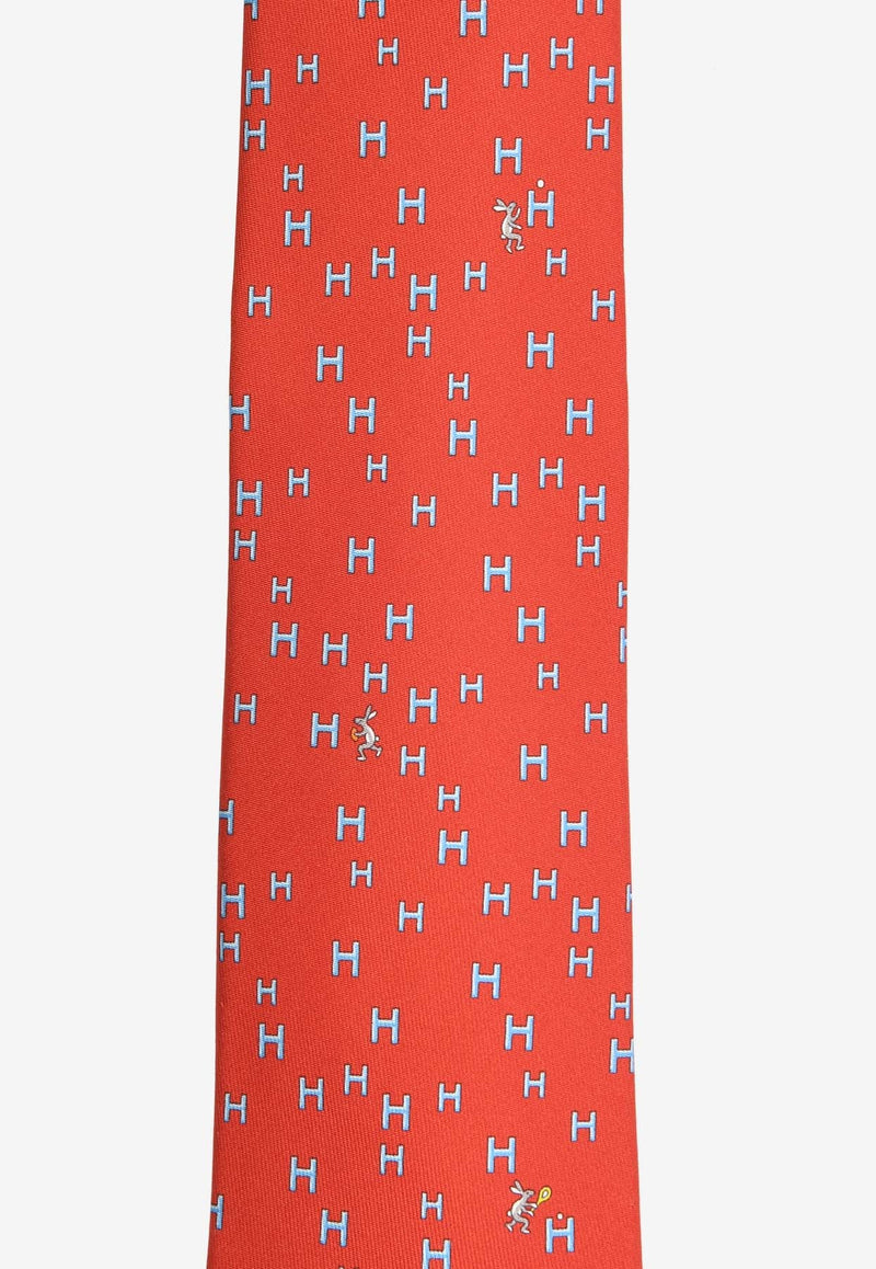 H Lapin Silk Twill Tie