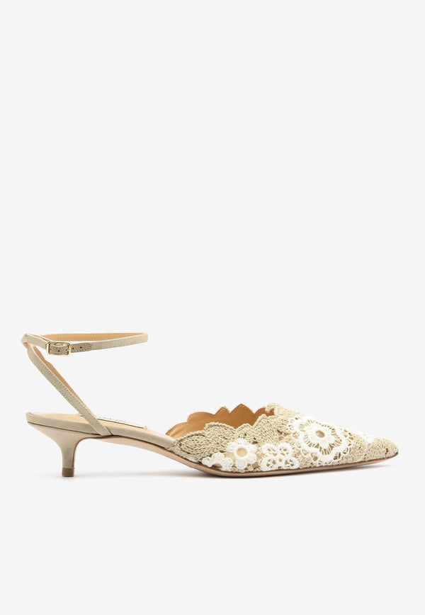 Amalfi 35 Organic Lace Pumps