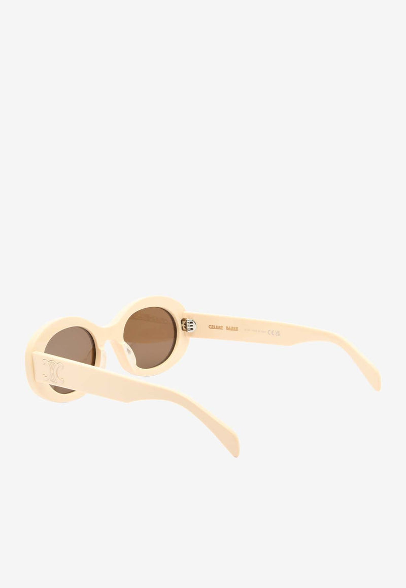 Triomphe Oval Sunglasses