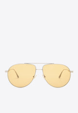 V Line Aviator Sunglasses