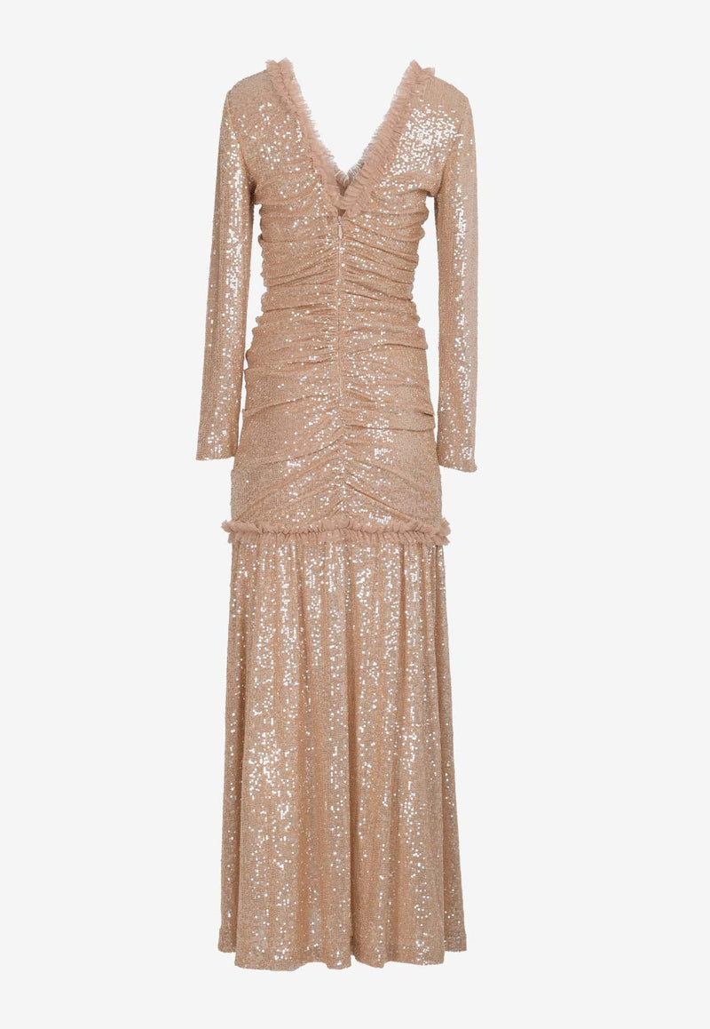 Starlight Sequined Gown