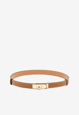 Kelly 18 Belt in Gold Epsom Leather with Rose Gold Buckle