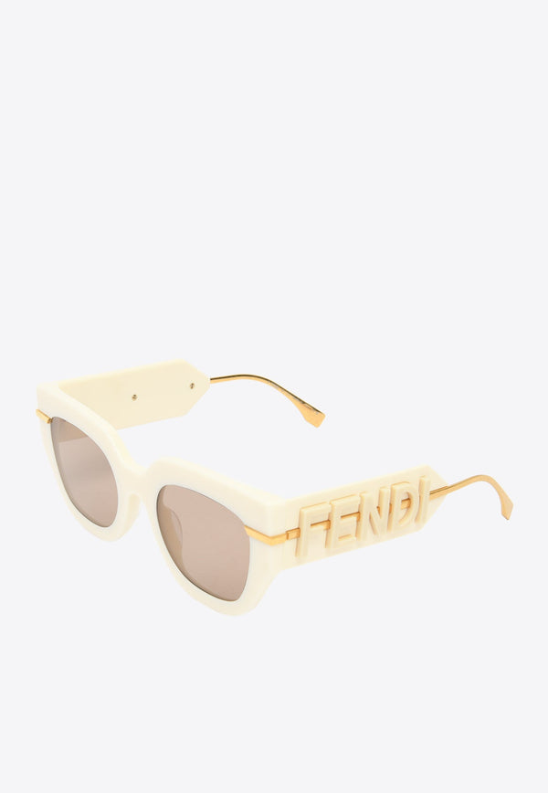 Fendigraphy Butterfly Sunglasses