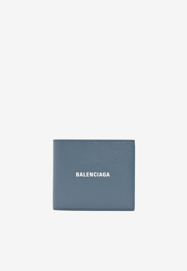 Logo-Printed Bi-Fold Wallet