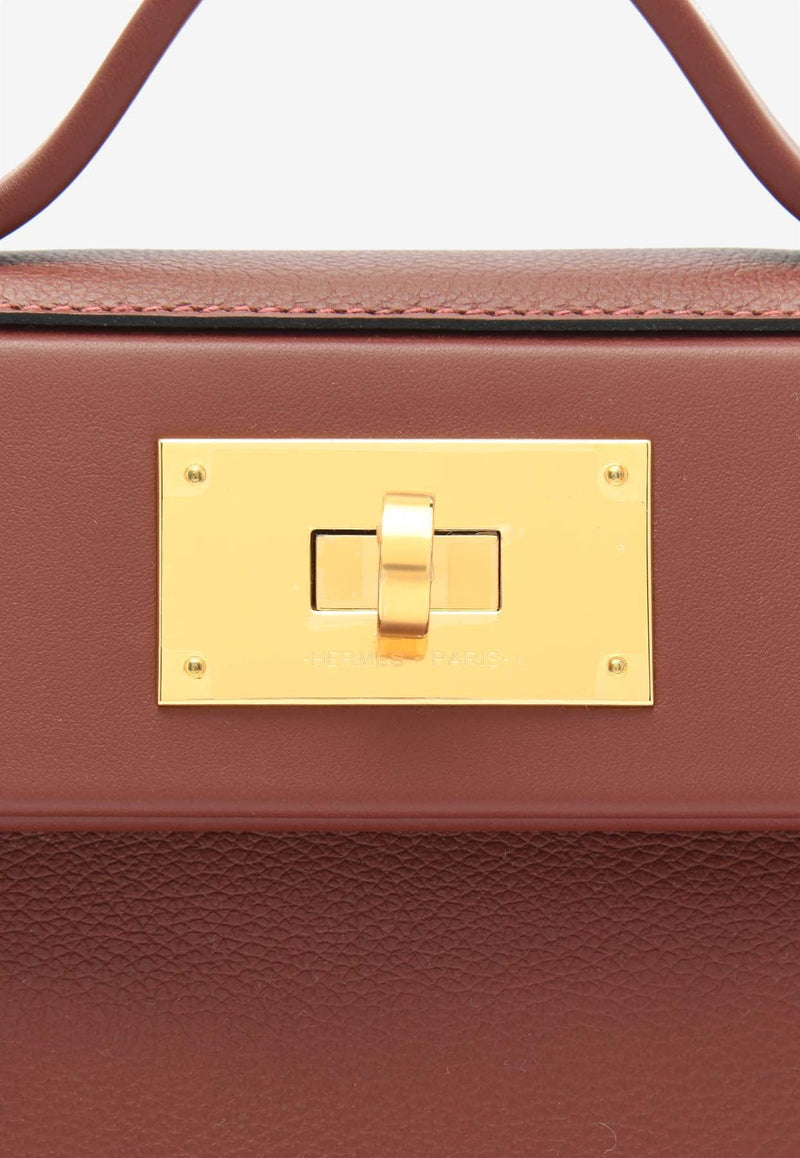 24/24 21 in Rouge H Evercolor and Swift Leather with Gold Hardware