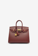 Birkin 25 Sellier in Rouge H Madame Leather with Gold Hardware