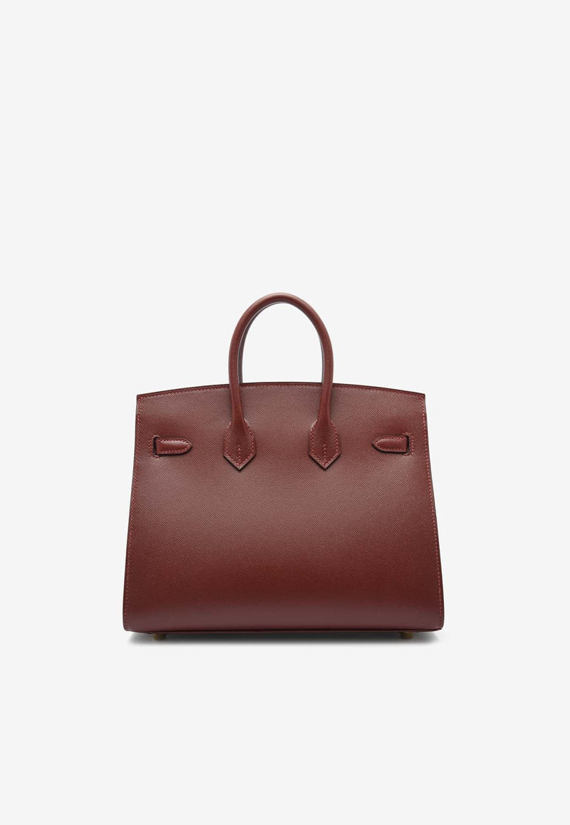 Birkin 25 Sellier in Rouge H Madame Leather with Gold Hardware