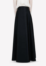 Fancy A-line Floor-Length Skirt