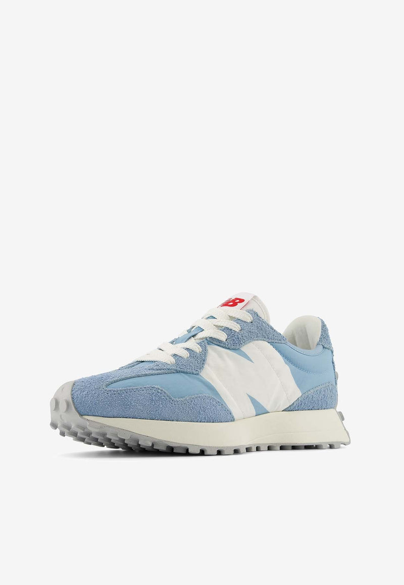 327 Low-Top Sneakers in Chrome Blue