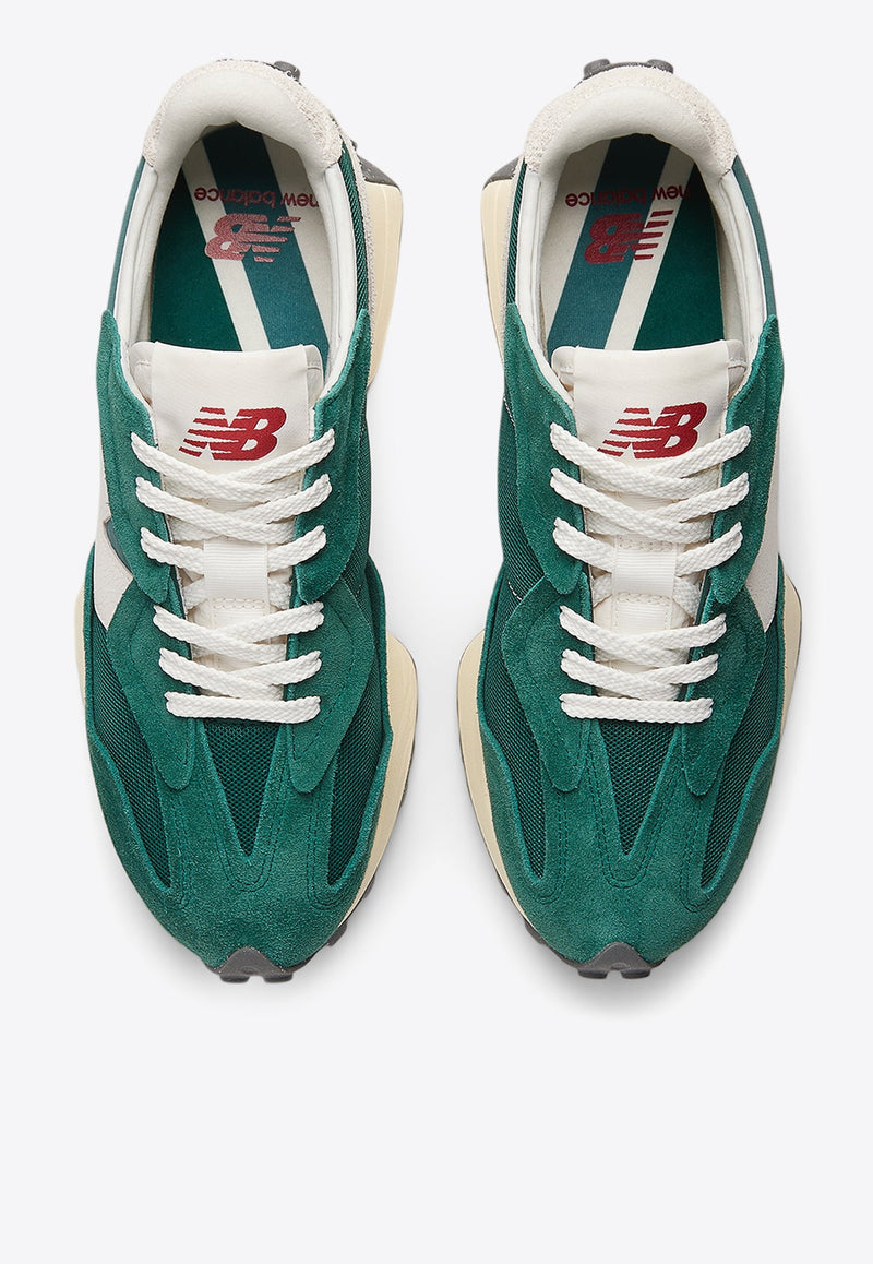 327 Low-Top Sneakers in Marsh Green with New Spruce