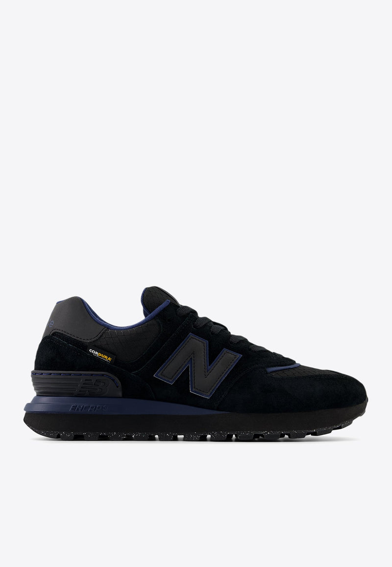 574 Legacy Low-Top Sneakers in Black with Anthracite