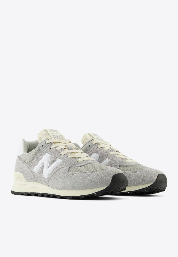 574 Low-Top Sneakers in Concrete with White