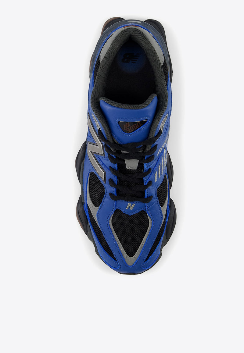 9060 Low-Top Sneakers in Blue Agate with Black and Rich Oak
