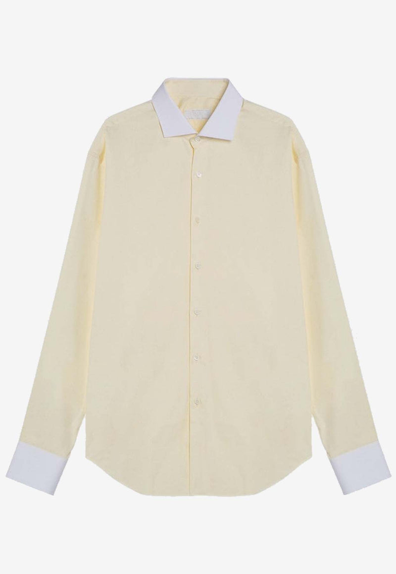 Long-Sleeved Buttoned Shirt