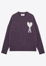 Ami De Coeur Intarsia Knit Alpaca Sweater