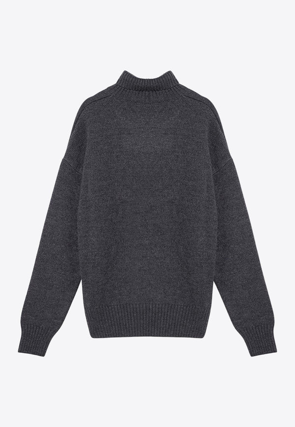 Ami De Coeur Intarsia Knit Sweater