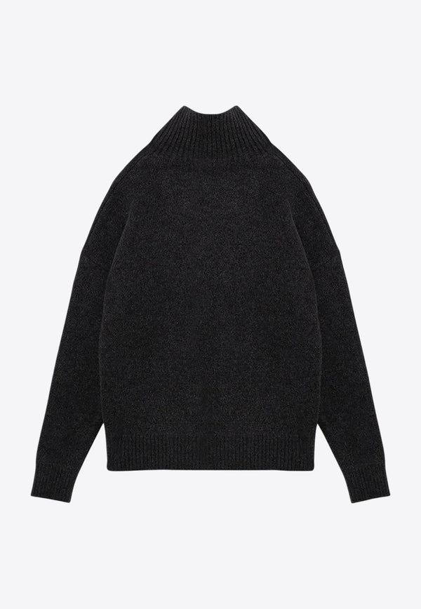 Ami De Coeur Intarsia Knit Turtleneck Sweater