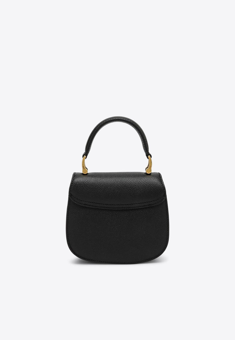 Small Paris Paris Leather Top Handle Bag