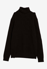 Wool-Blend Turtleneck Sweater