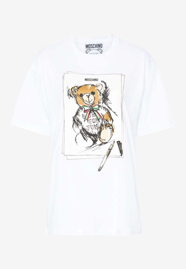 Teddy Bear Print T-shirt