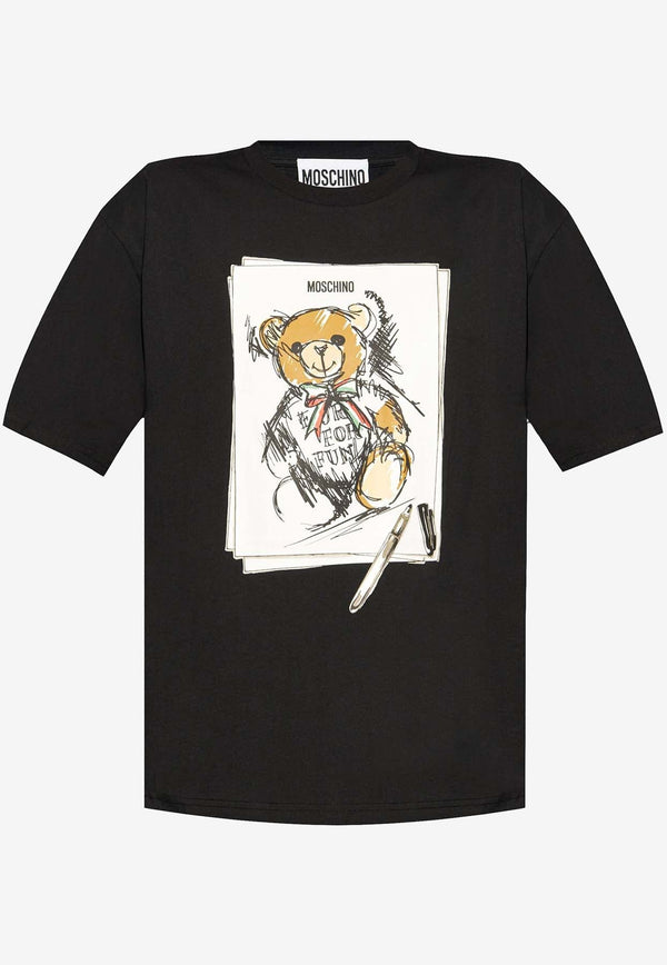 Teddy Bear Print T-shirt