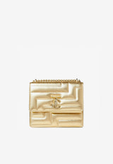 Varenne Metallic Nappa Leather Shoulder Bag