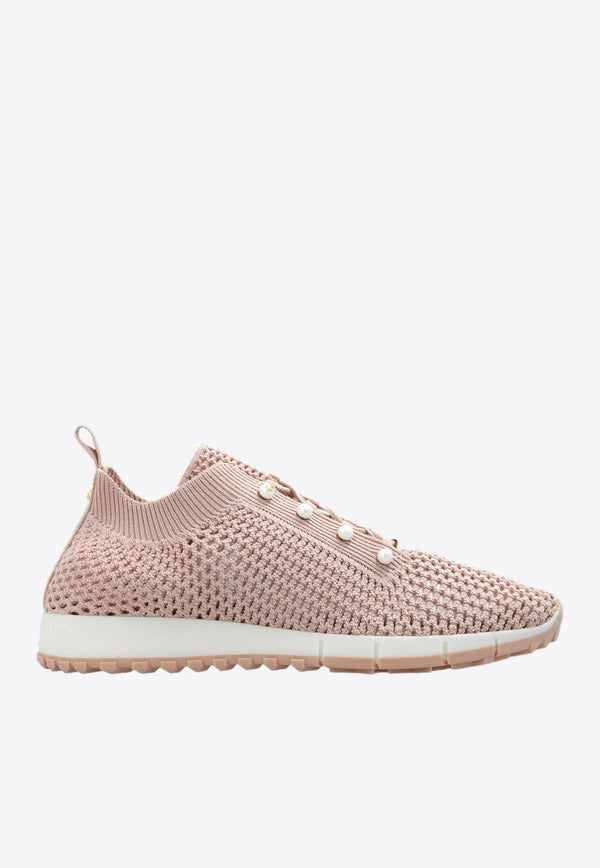 Veles Crochet Knit Low-Top Sneakers