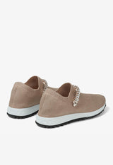 Verona Knit Sneakers with Crystal-Embellishment