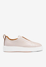 Slip-On Leather Sneakers