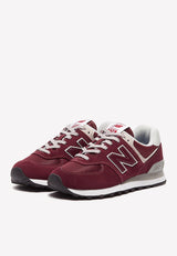 574v3 Low-Top Sneakers in Burgundy