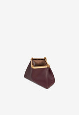 Mini Vela Calf Leather Shoulder Bag