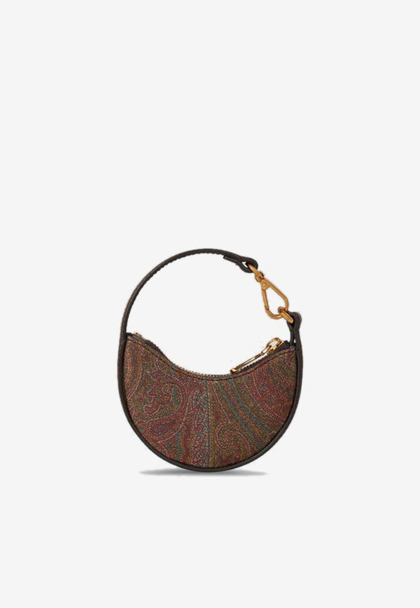 Mini Paisley Jacquard Hobo Bag