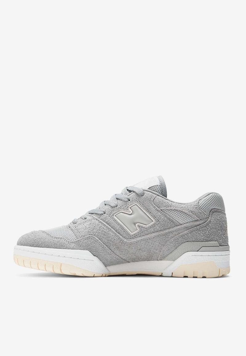 550 Low-Top Sneakers in Slate Gray Suede