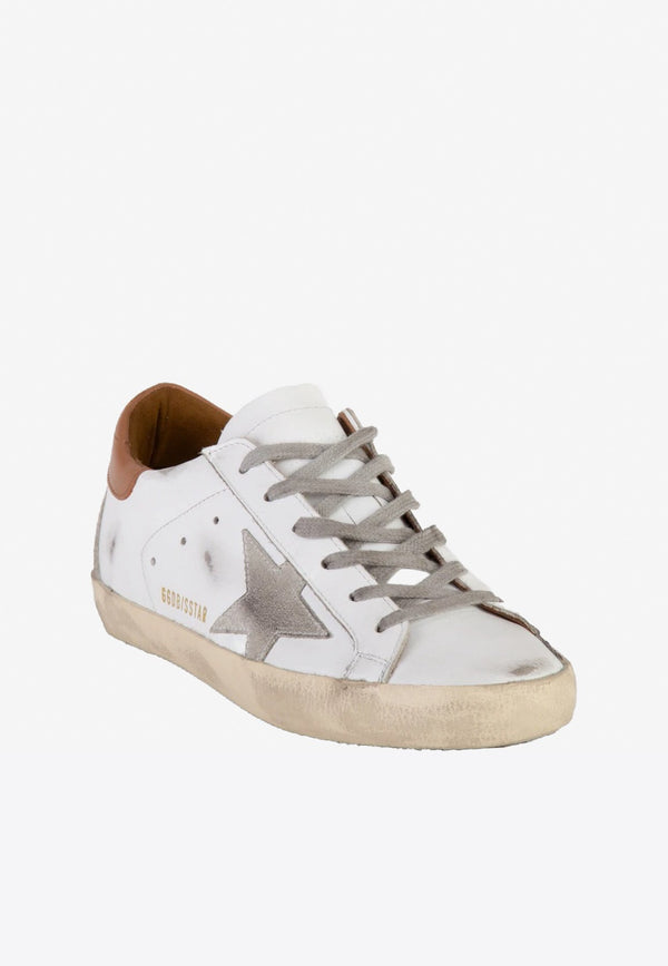 Superstar Signature Star Leather Sneakers