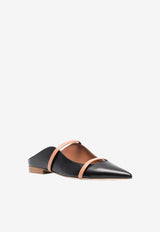 Maureen Flat Mules in Nappa Leather