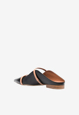 Maureen Flat Mules in Nappa Leather