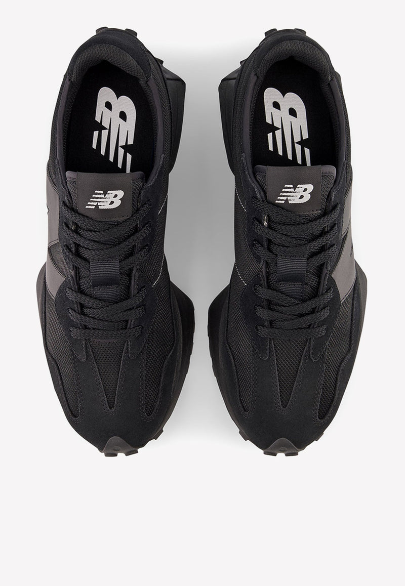 327 Low Top Sneakers in Black