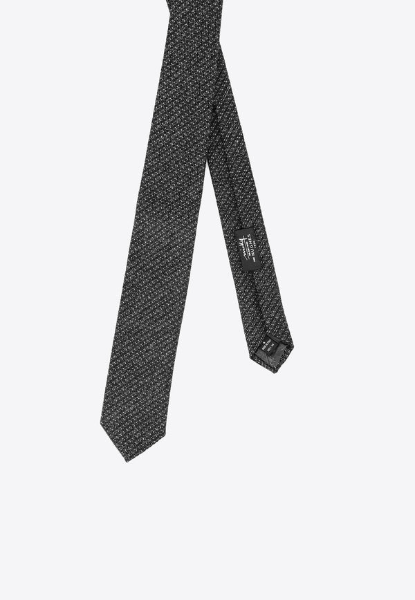 Patterned Wool Tie