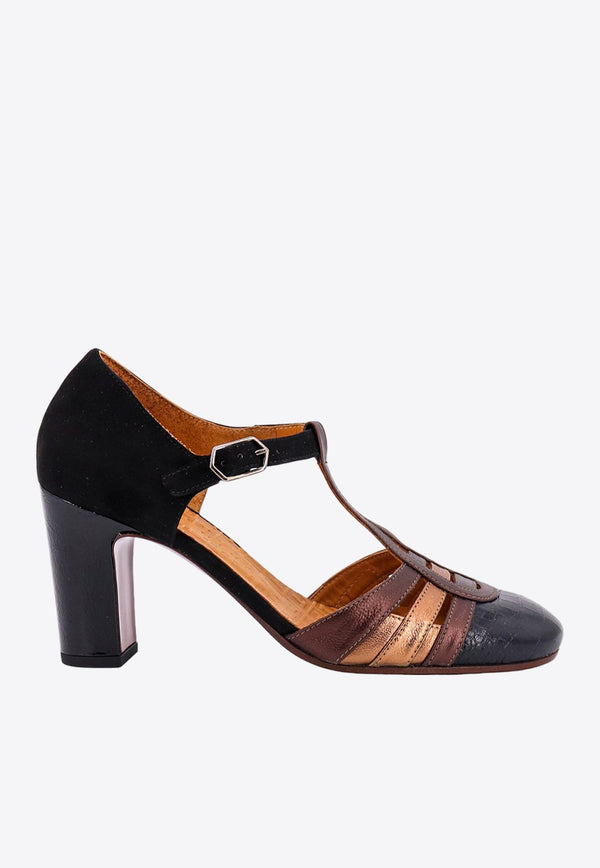 Wance 85 Mary-Jane Leather Pumps