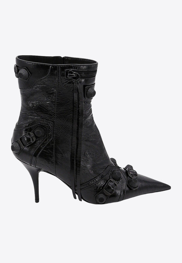 Cagole 90 Leather Ankle Boots